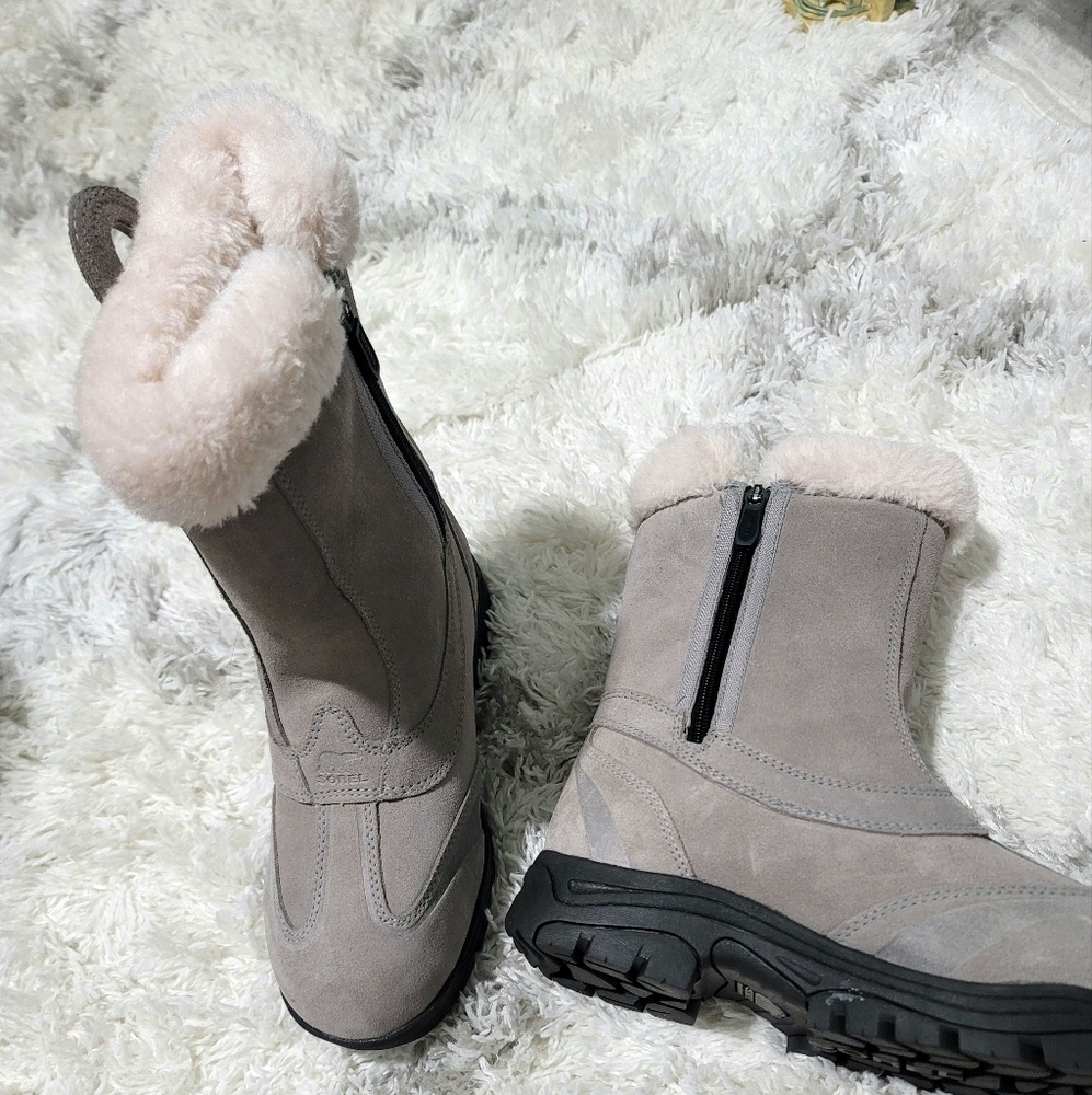 Sorel Women's Suede Insulated Winter Boots Size 7